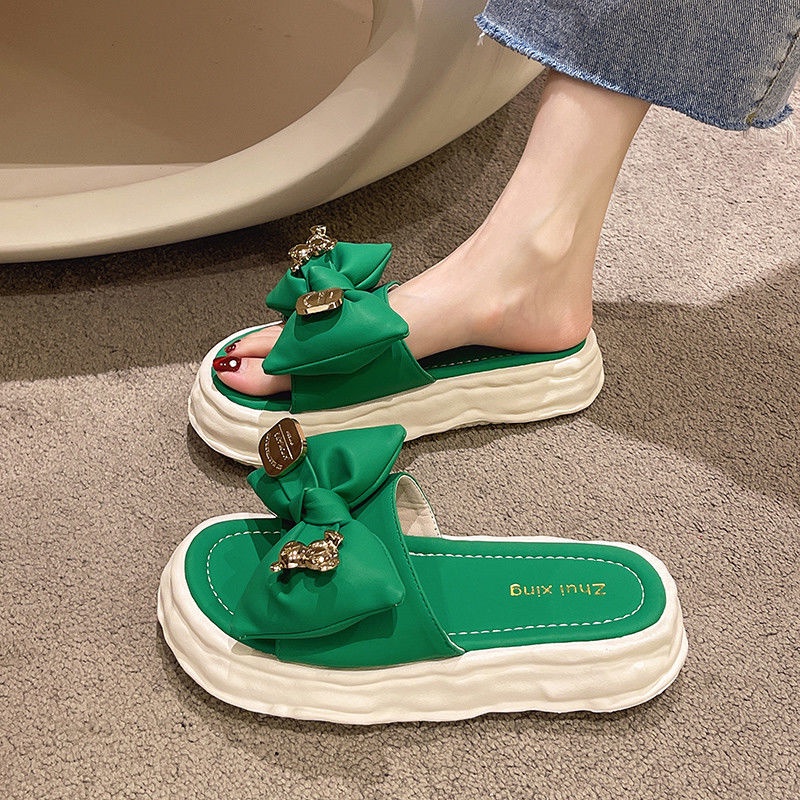 Dép Sandal Đế Xuồng Dễ Thương Thời Trang Đi Biển Mùa Hè Cho Nữ