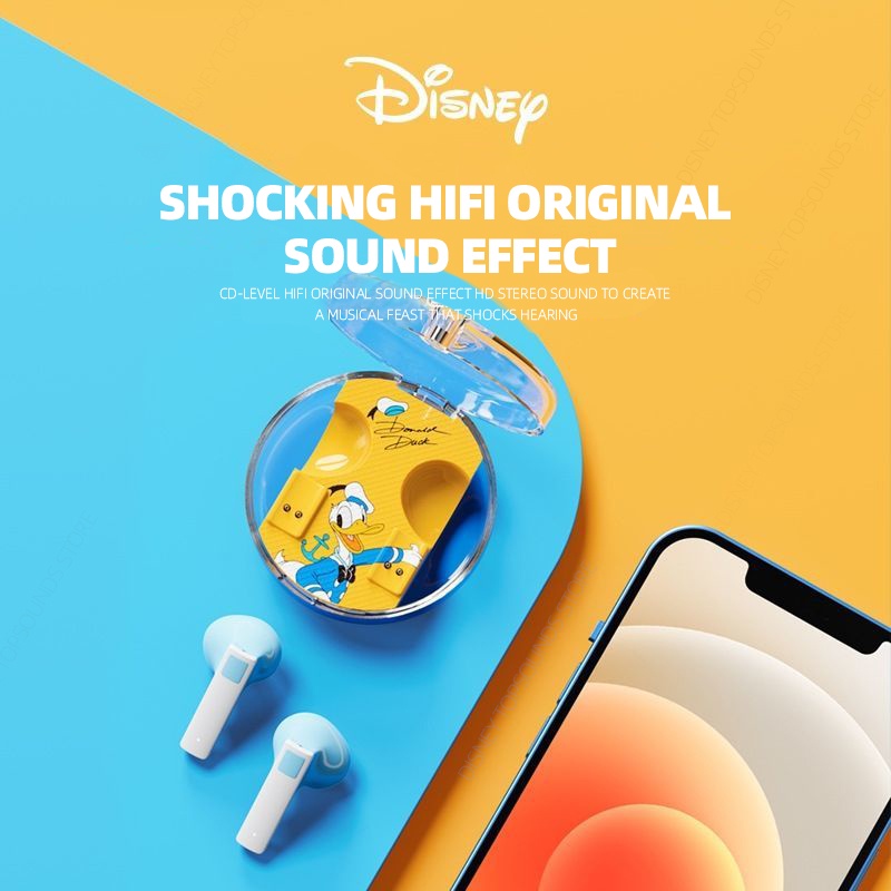 DISNEY Tai Nghe Không Dây Bluetooth 5.3 TWS LK-11 Giảm Tiếng Ồn HD Cảm Ứng Thông Minh Chống Thấm Nước Chất