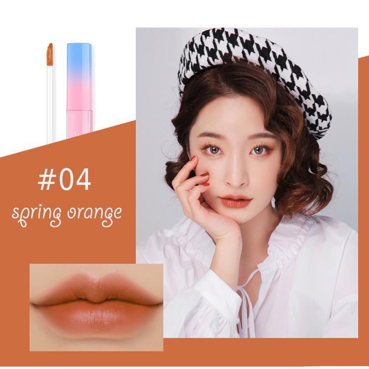 Son kem Lameila Velvet Lip Glaze son môi lì mịn lâu trôi nội địa Trung ZH-SK-L01