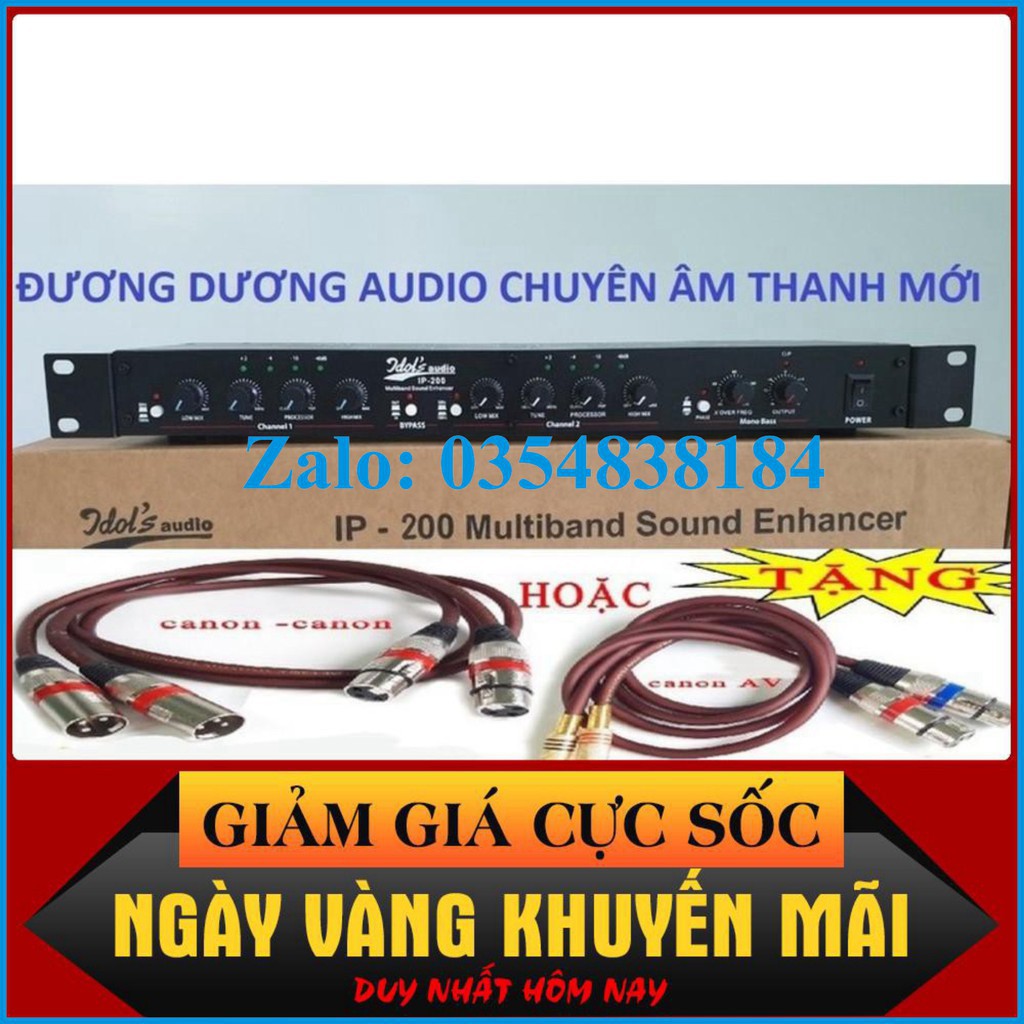 Máy nâng tiếng karaoke IDOL IP-200 chuyên nghiệp - tang jack canon