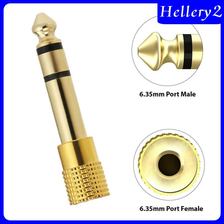 3.5mm Socket To 6.35mm 1/4"inch Headphone Audio Socket Plug AUX Converter