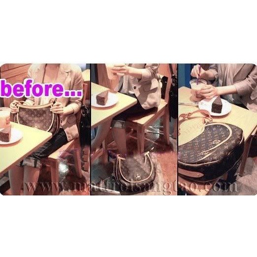 Móc treo túi xách trái tim V1