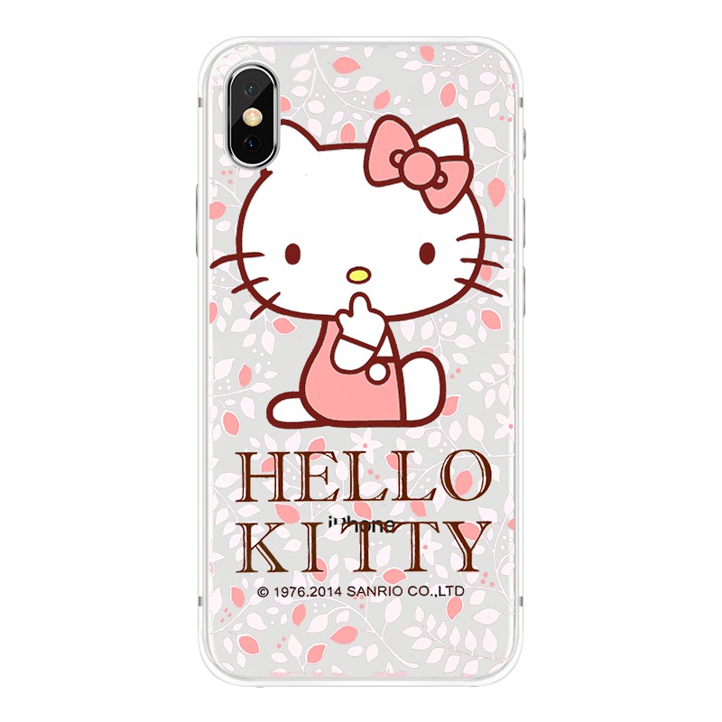 Ốp lưng điện thoại nhựa mềm iPhone X 5 / 5S / SE 6 / 6s 7 / 8 6Plus / 7Plus hình Hello Kitty