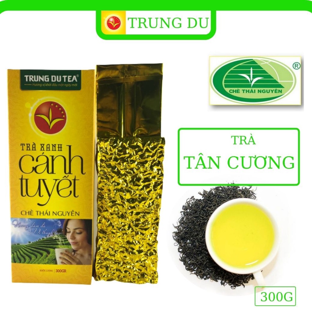 Trà tân cương thái nguyên, chè thái nguyên cánh tuyết 300g