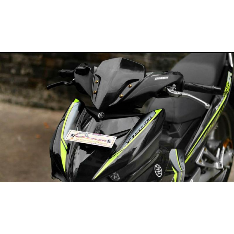 Tem rời exciter 150 y15zr đen xám phối xanh lục