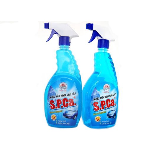 Chai Nước Xịt Lau Kính Cao Cấp S.P.Ca 450ml