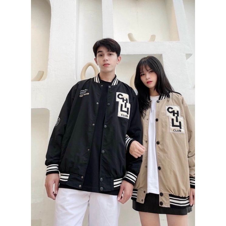 Áo Khoác Dù Boomber Nam Nữ Chống Nắng Form Rộng Thêu Chữ Chili Club Siêu Độc Đáo TP019 [NewUnisex]