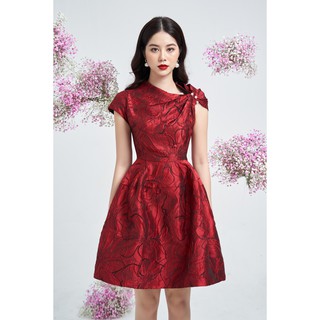 Laviem - đầm đỏ gấm lovie