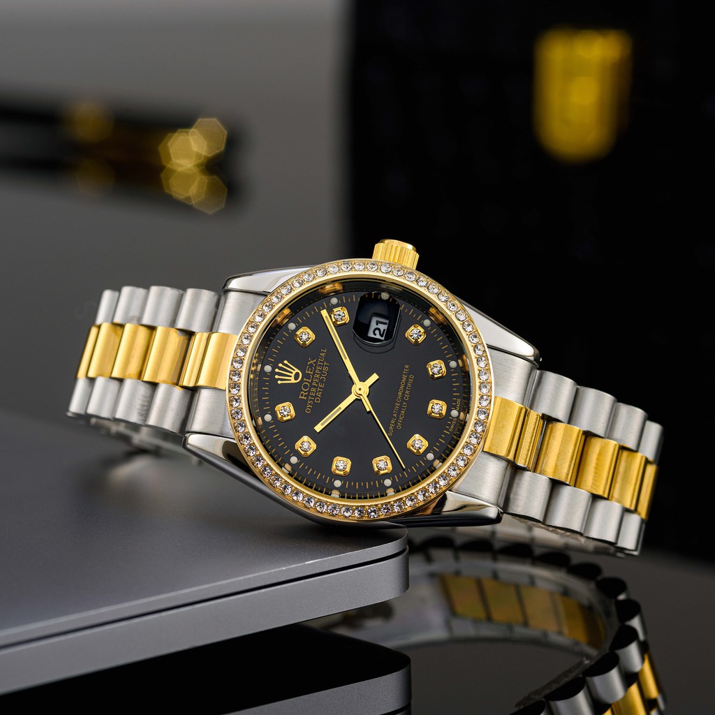 Đồng hồ nam nữ RL, đồng hồ cặp đôi máy pin dây kim loại cao cấp | BigBuy360 - bigbuy360.vn