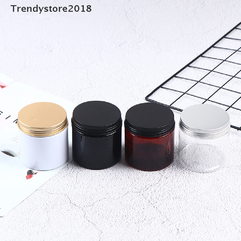 Hũ Nhựa Đựng Kem / Mỹ Phẩm Có Nắp Bằng Nhôm 2018 200ml