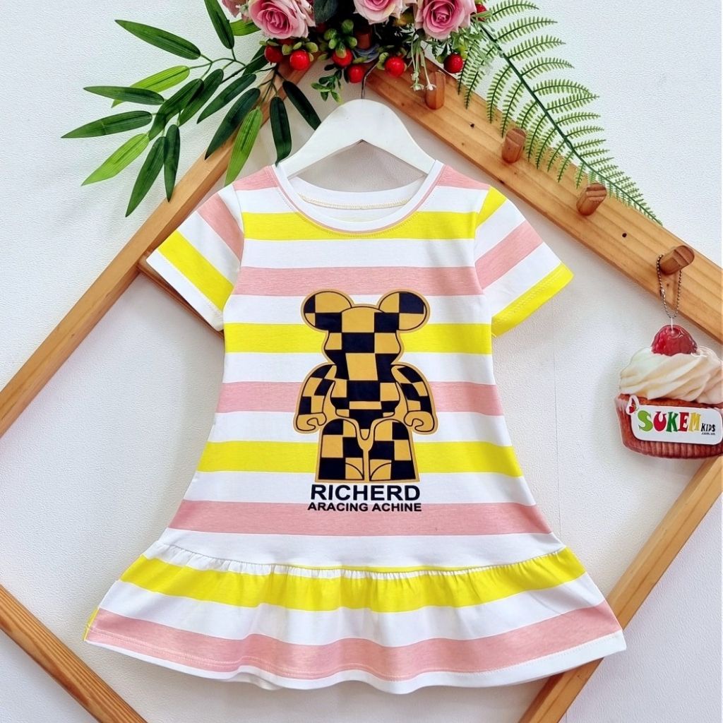 Váy bé gái cotton đuôi cá siêu dễ thương vải đẹp xịn cho bé 10-35kg