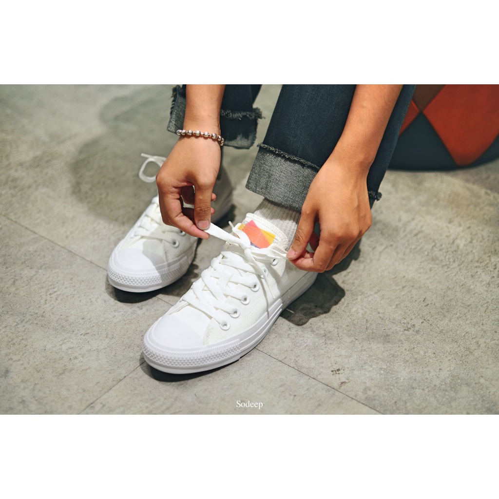 GIÀY C.ONVERSE CLASSIC OX FULL WHITE  - ẢNH THẬT SHOP TỰ CHỤP