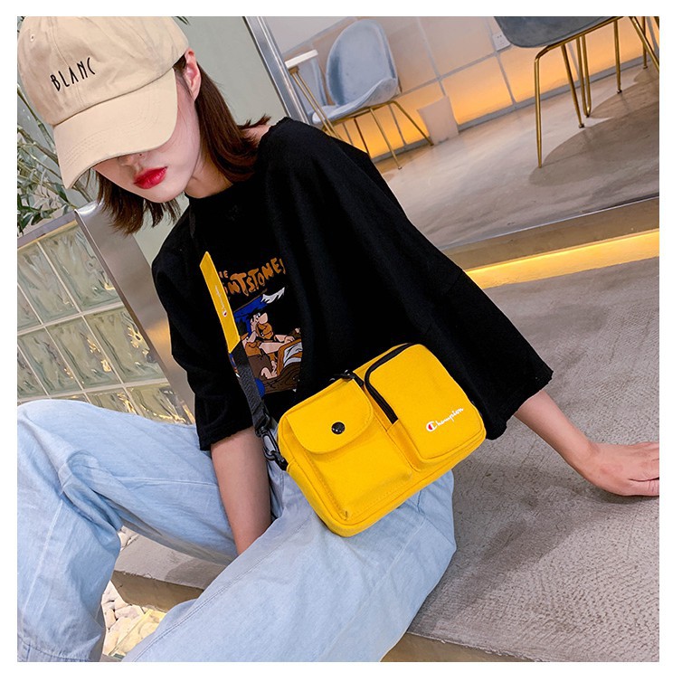 💥Bảo Hành 12T💥Túi đeo chéo Champion Unisex Basic Classic/tui deo cheo/ túi bao tử/ balo/ túi ulzzang/ túi chéo da | BigBuy360 - bigbuy360.vn