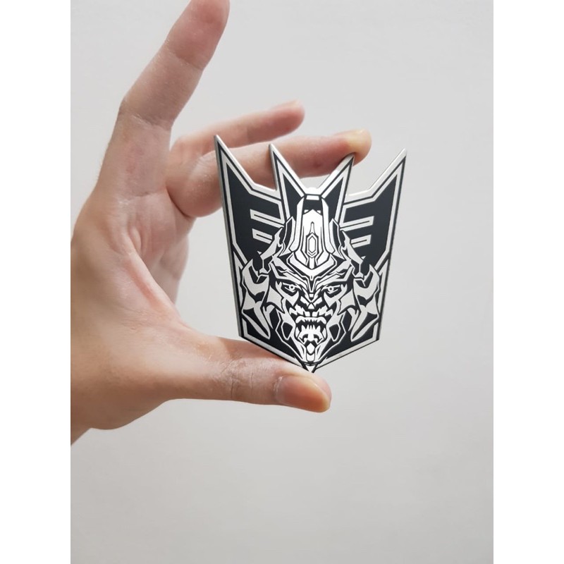 Transformers Logo Dán Trang Trí Bằng Kim Loại Độc Đáo Sáng Tạo