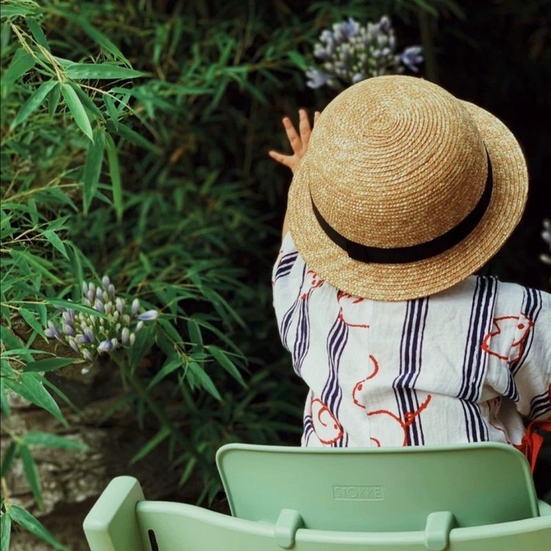 Mũ cói vành ngắn, vành rộg phong cách Hàn Quốc cho bé trai bé gái sơ sinh [ẢNH THẬT]