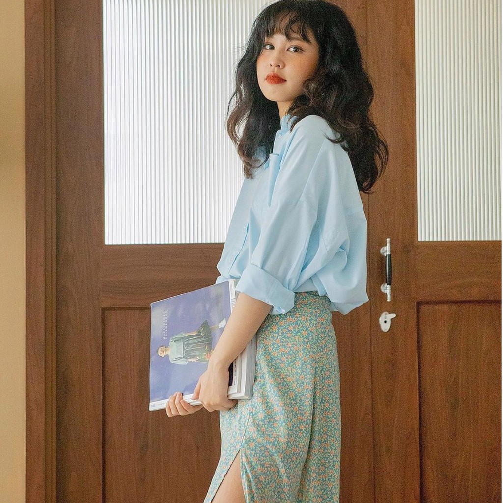 [Mã SKAMCLU7 giảm 10% tối đa 50K đơn 0Đ] Naked By V - Váy Meadow Skirt (Xanh) | BigBuy360 - bigbuy360.vn