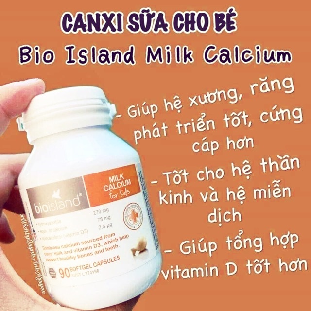 CANXI SỮA ÚC - MILK CALCIUM 🔥🔥🔥