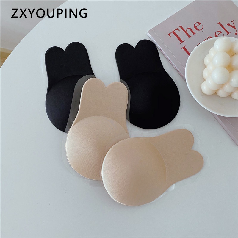 AOFEIQIKE Miếng dán nâng ngực hình tai thỏ thoáng khí cho nữ