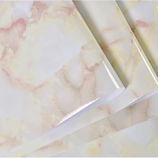 GIẤY DÁN TƯỜNG kEO SẴN KHỔ 60CM MẪU ĐÁ VÂN HỒNG