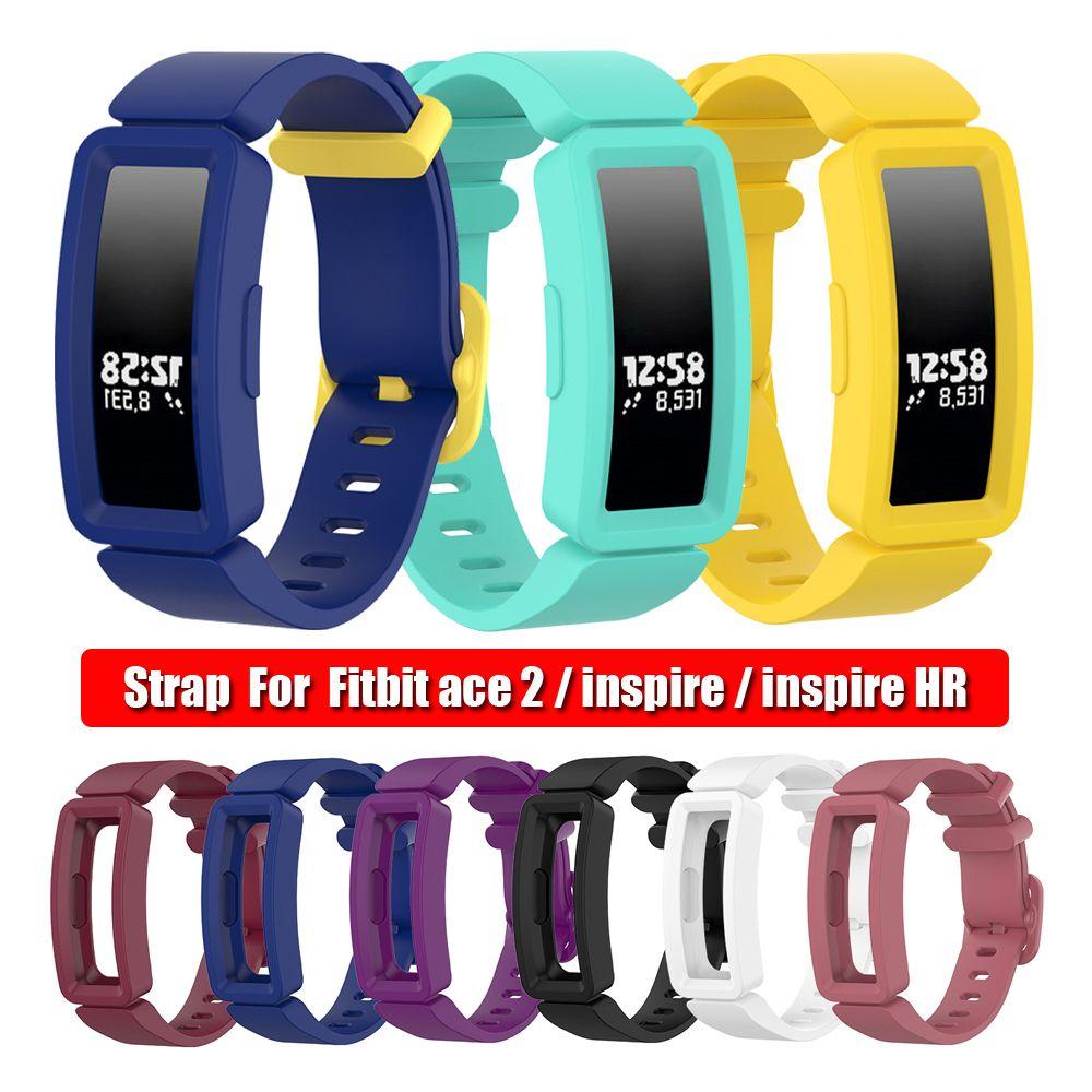 Dây Đeo Thay Thế Bằng Silicone Cho Fitbit Ace 2 Inspire HR