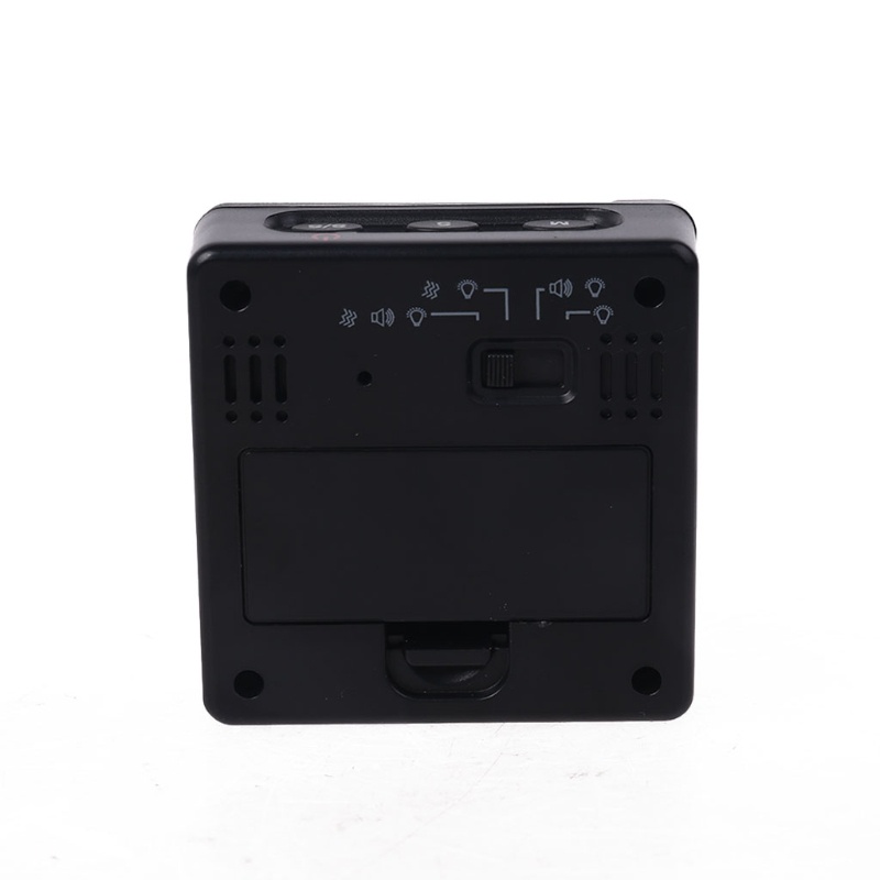 Đồng Hồ Báo Thức Hình Vuông Đa Năng Có Đèn Nền Tiện Dụng DIY