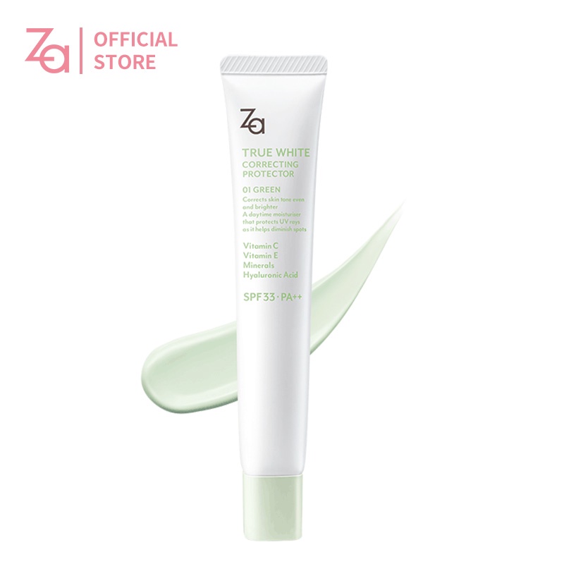 Kem lót chống nắng Za SPF33 /PA ++ che khuyết điểm kiểm soát dầu dưỡng ẩm làm sáng da 35g