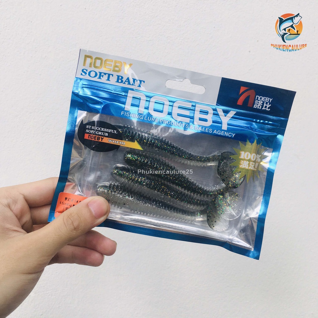 Mồi mềm Noeby SW5019S 8.5cm/ 5,5g cam kết chính hãng 100%