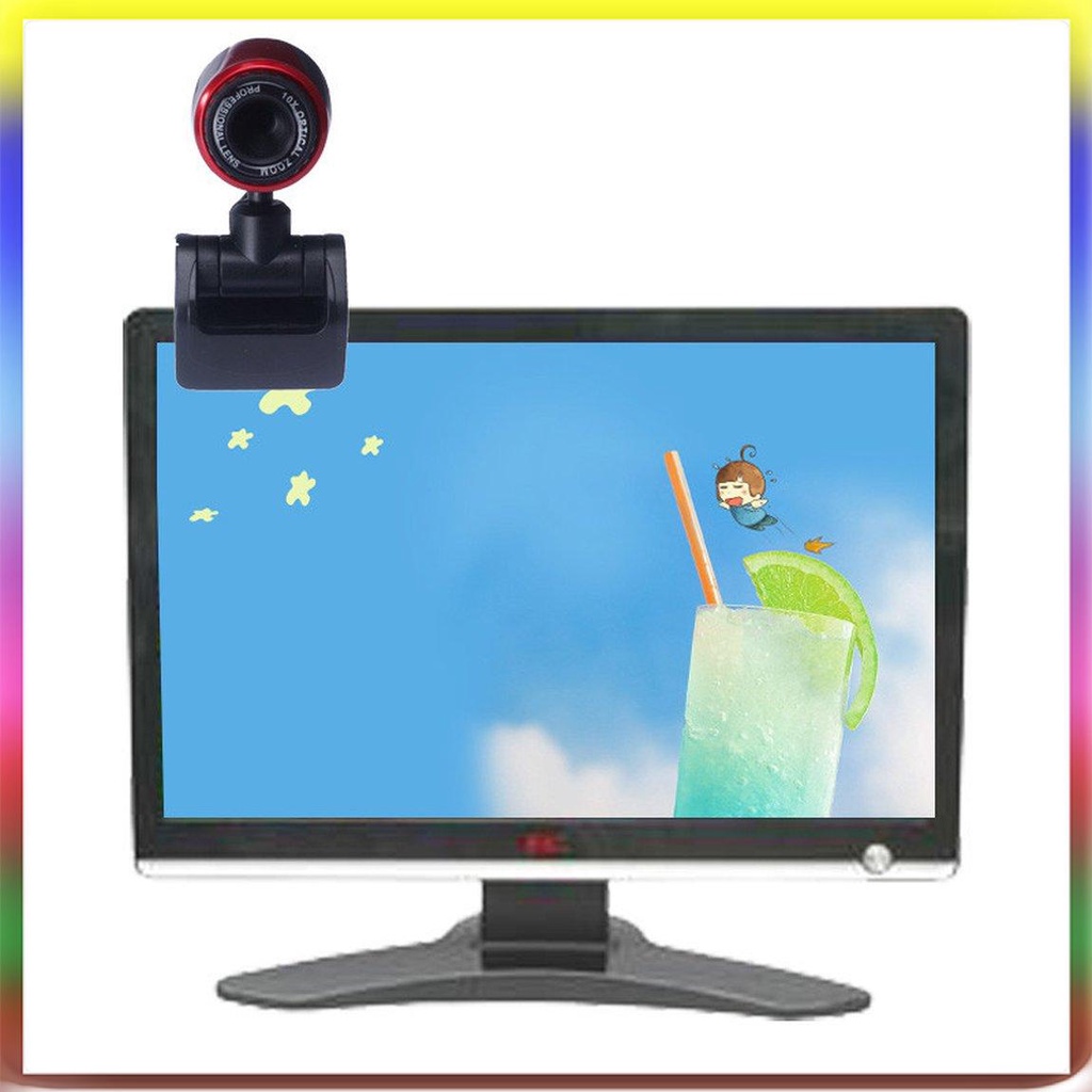 Webcam 6 = USB2.0 Độ Phân Giải Cao Kèm Mic Cho Máy Tính / Laptop | BigBuy360 - bigbuy360.vn