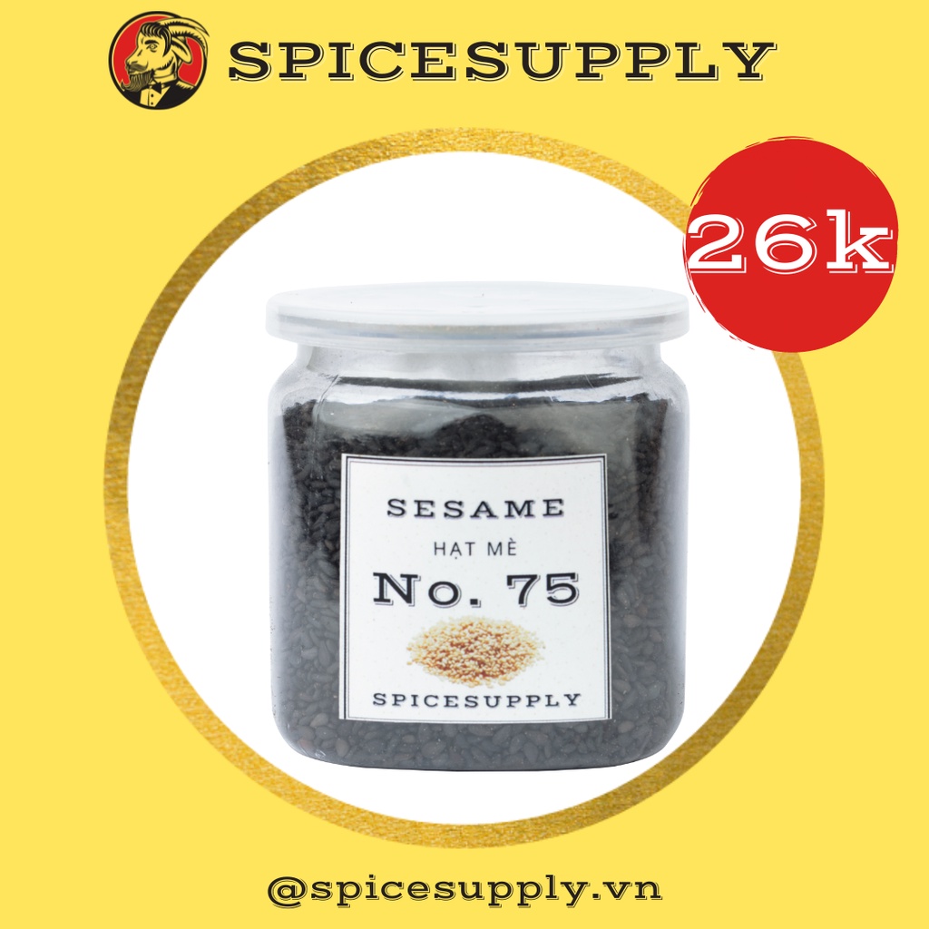1KG Black Sesame Hạt Mè Đen SPICESUPPLY Việt Nam vừng sạch