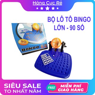 Bộ đồ chơi lôtô bingo 90 số 🚀Freeship🚀 Bộ lôtô có lồng quay lớn, đếm số chơi trong phòng, lễ tết-Shop Hàng Cực Rẻ