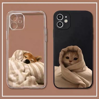 Ốp Điện Thoại Hình Chó Mèo Chống Sốc Cho Iphone 13 Pro 11 Pro Max Xr 6s 7 8 Plus 12 Mini 14 Pro Xs Max