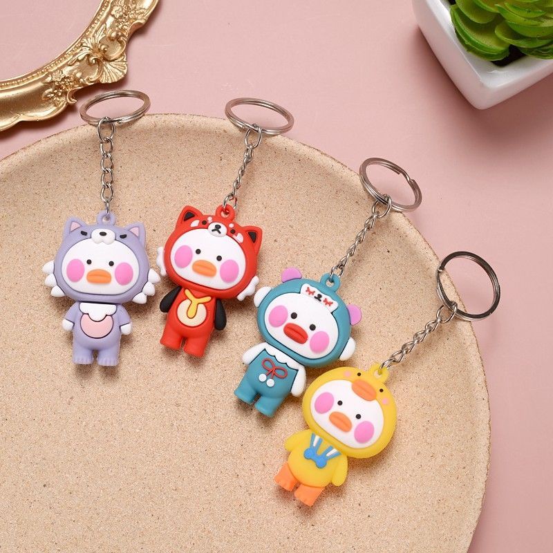 Móc khóa vịt may mắn