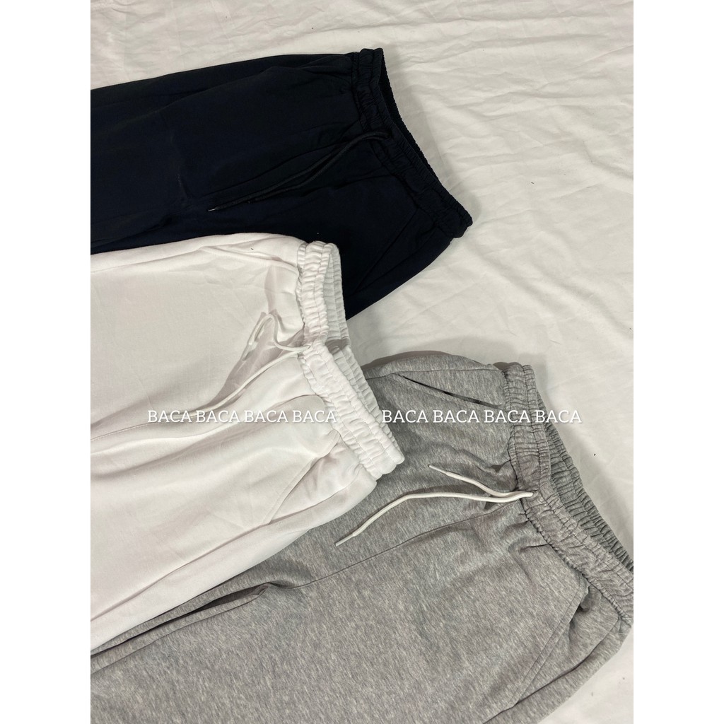 Quần Thun Jogger Simple Bo Gấu Form Rộng Ulzzang Unisex (3 màu)