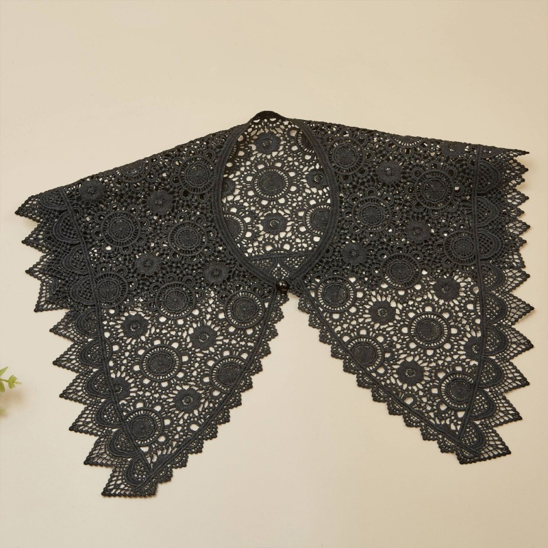 Cổ Áo Cardigan Len Giả Trang Trí Dễ Thương