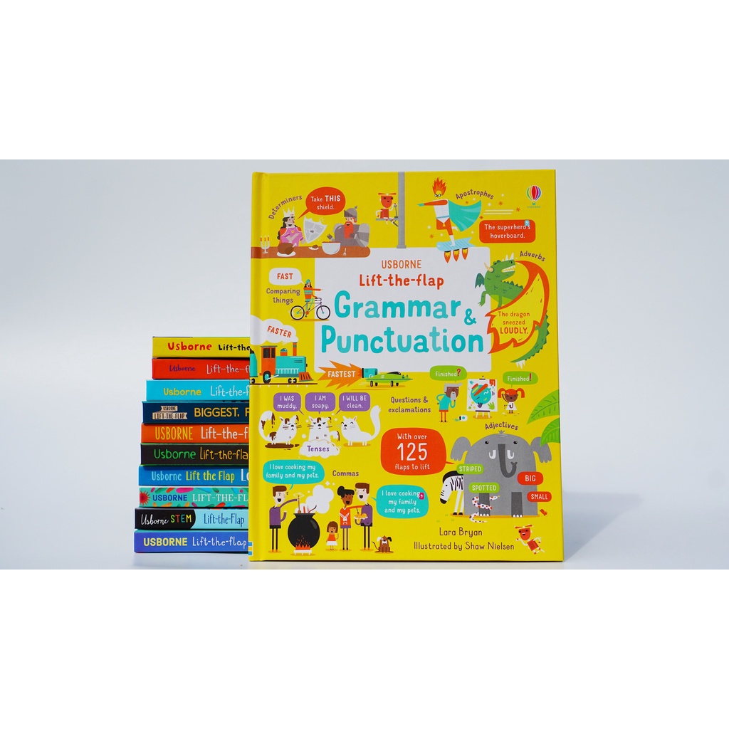 Sách tiếng Anh Usborne Lift-the-Flap Grammar and Punctuation