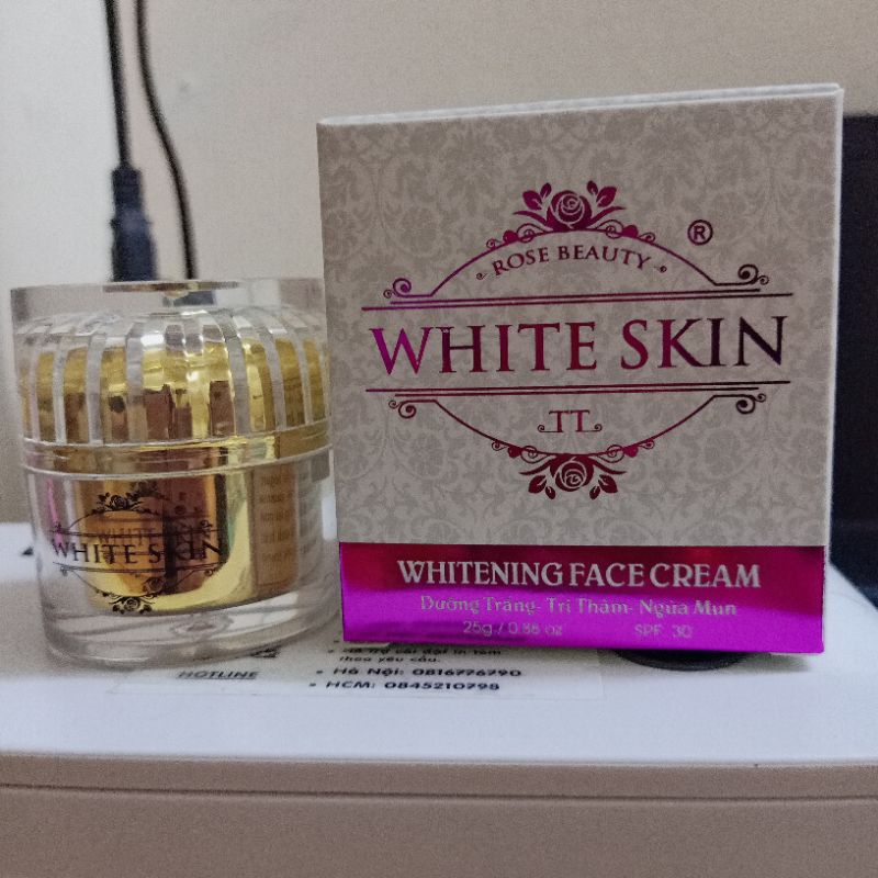 Kem Dưỡng Trắng Da Mỹ Phẩm WHITE SKIN