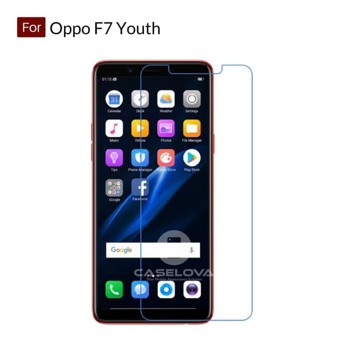 Kính cường lực Oppo F7 Youth (Trong Suốt)