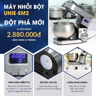 Máy nhồi bột ,đánh trứng Unie EM2