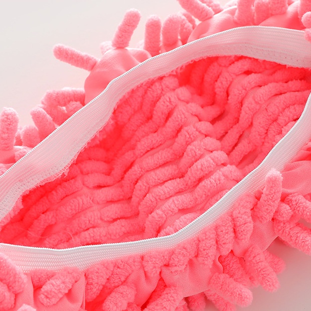 Bộ 2 Vỏ Bọc Giày Lau Sàn Bằng Sợi Chenille Tái Sử Dụng Được Tiện Lợi Cho Gia Đình