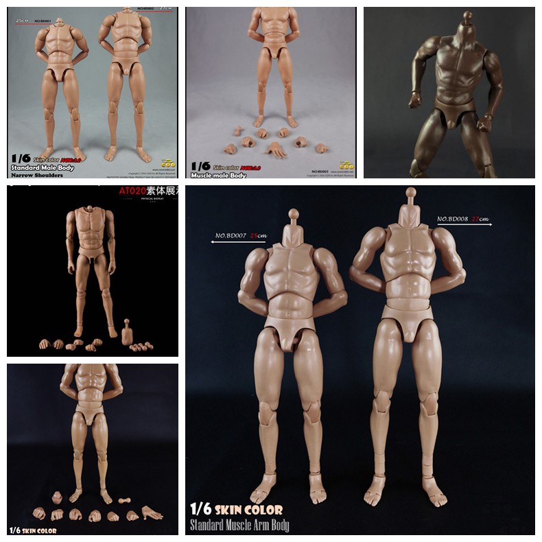 Mô Hình Nhân Vật Nam Coomodel Bd001 / 2 / 3 / 7 / 8 / 9 2.0 Tỉ Lệ 1: 6