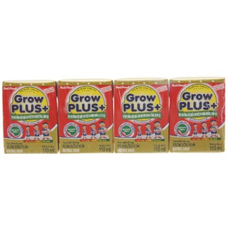 Combo 6 Lốc sữa Nuti Grow Plus đỏ 110ml 24 hộp
