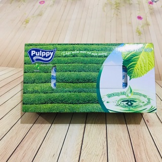 Hộp giấy lụa rút pulppy 100 tờ 2 lớp