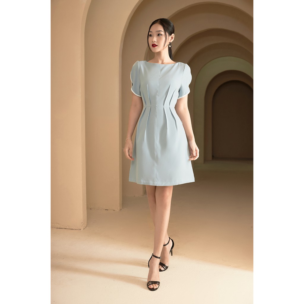 Đầm xòe ngắn tay chần chỉ 20Again DEA0096 | BigBuy360 - bigbuy360.vn
