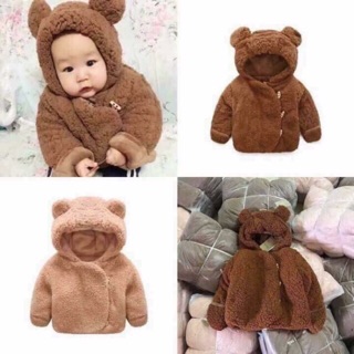 Áo gấu cho bé trai và bé gái