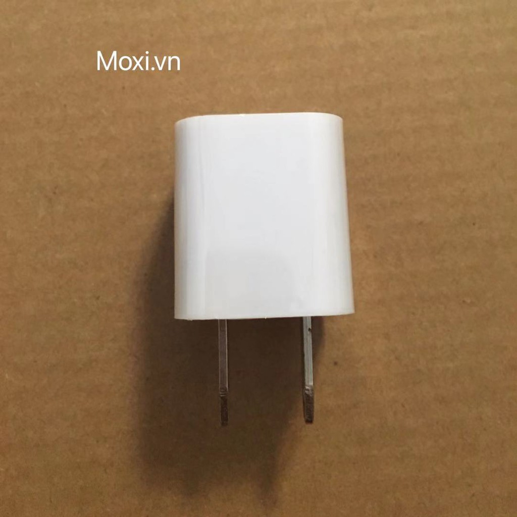 Củ sạc IP1A màu trắng tinh khôi Tích hợp sạc nhanh phù hợp máy tính bảng/ĐT và thiết bị đầu cắm USB khác.