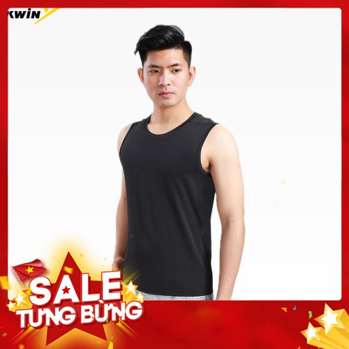 Aristino, Kwin Áo Tanktop KTT002S8, Dáng Thể Thao Thoáng Mát, Co Giãn, Thấm Hút Mồ Hôi - Hàng Chính Hãng - Hàng nhập khẩ