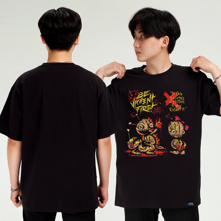 Áo thun nam nữ form rộng nam nữ tặng trái tim cho người ấy MVR size rộng tee Mỹ BB4341