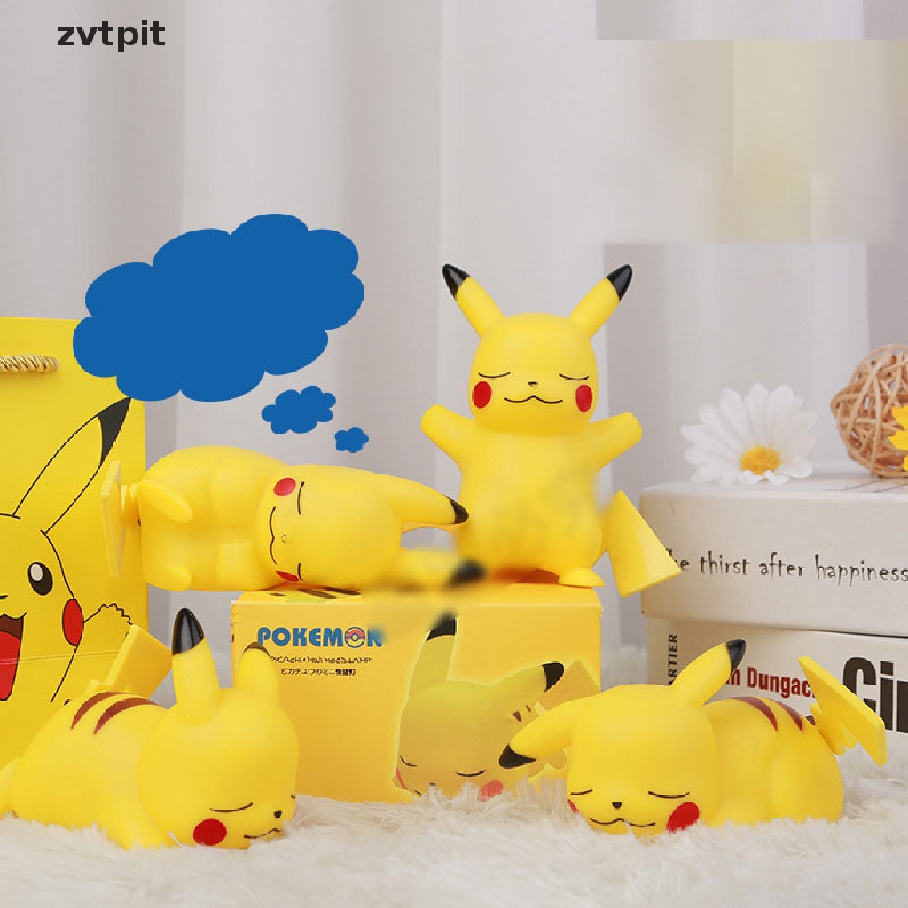 [ZVPT] Original Cute Pikachu Cartoon Soft Light Bedroom Bedside Night Light Ornaments DSF