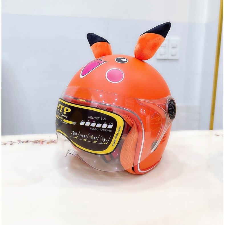 Mũ Bảo Hiểm Trùm Đầu 3/4 Napoli Trẻ Em Có Kính