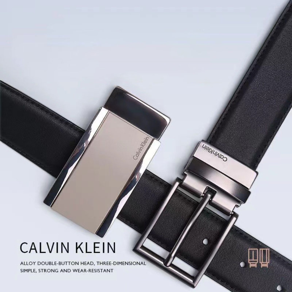 Thắt Lưng CK Fullbox Dây da kèm 2 mặt thắt lưng thay đổi